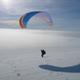 Winterfliegen über der Inversion