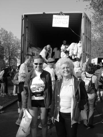 Oberschenkel und Waden sind bei mir gleich dick- Bild vom Wien marathon - (Muskelaufbau, laufen, Muskeln)